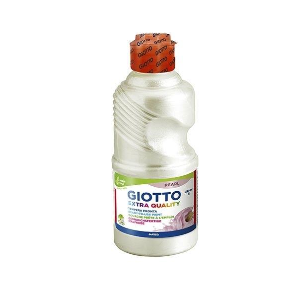 GIOTTO TEMPERA 250 ML. NACARADA BLANCA  LIQUIDA