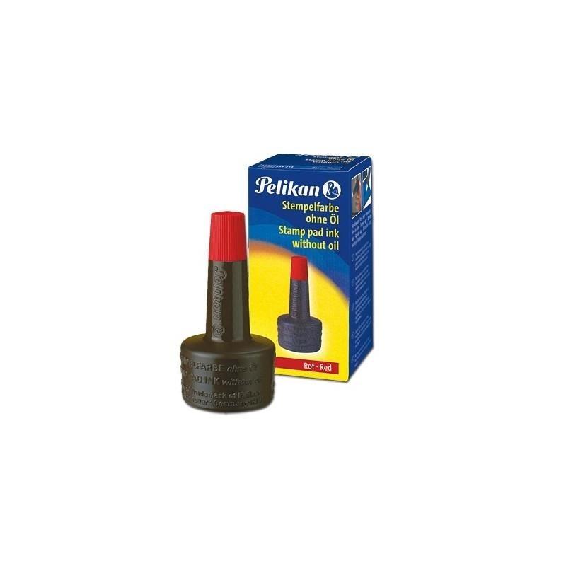 PELIKAN TINTA TAMPON  30ML- ROJO