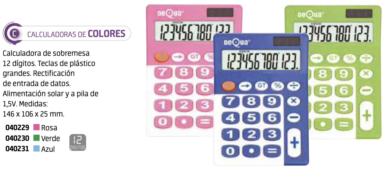 DEQUA CALCULADORA 12 DIGITOS