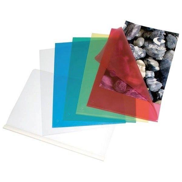 DOSSIER UÑERO PP FOLIO 120 MIC. AZUL P/100