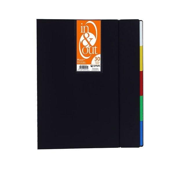 CARPETA  30 FUNDAS "IN & OUT"" INTERCAMBIABLES