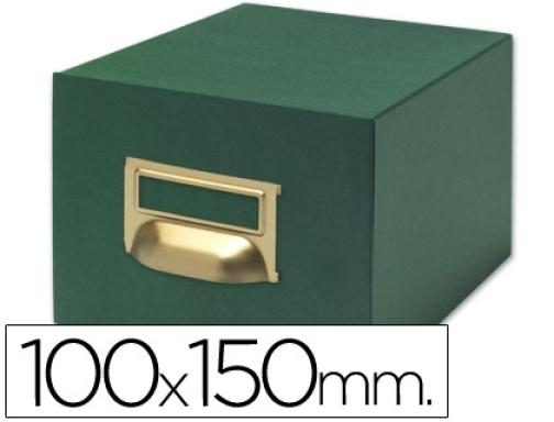 LIDERPAPEL FICHERO TELA VERDE DE 500 F. Nº3 100X150 MM