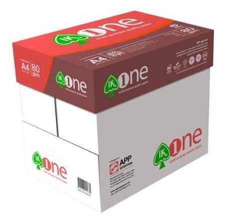ONE PAPEL A-4 80 GR. P/500 BLANCO LASER, COPIADORA