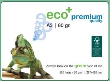PREMIUM ECO PAPEL  A-3  80 GR. P/500 MULTIOFICINA
