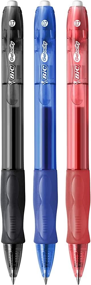 BIC BOLIGRAFO RETRACTIL GEL-OCITY  PUNTA MEDIA
