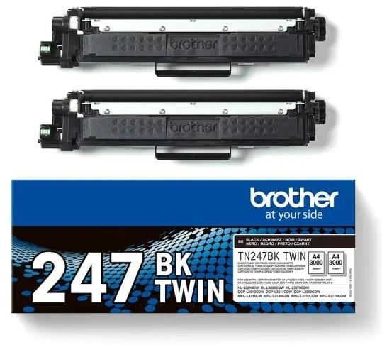 BROTHER TONER TN247BK PACK 2 ALTA CAPACIDAD