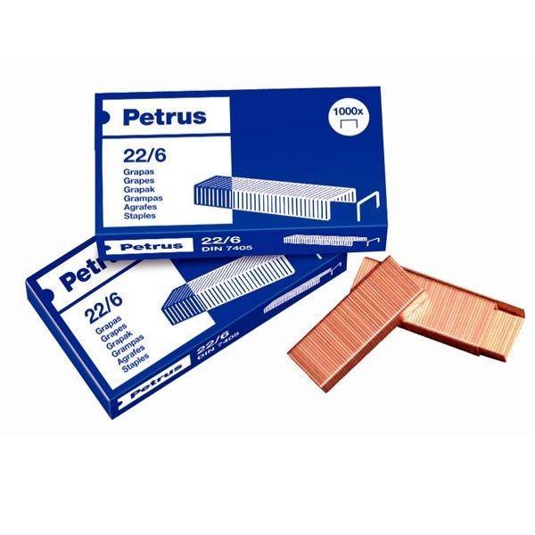PETRUS GRAPAS  22/6 COBREADAS C/1000
