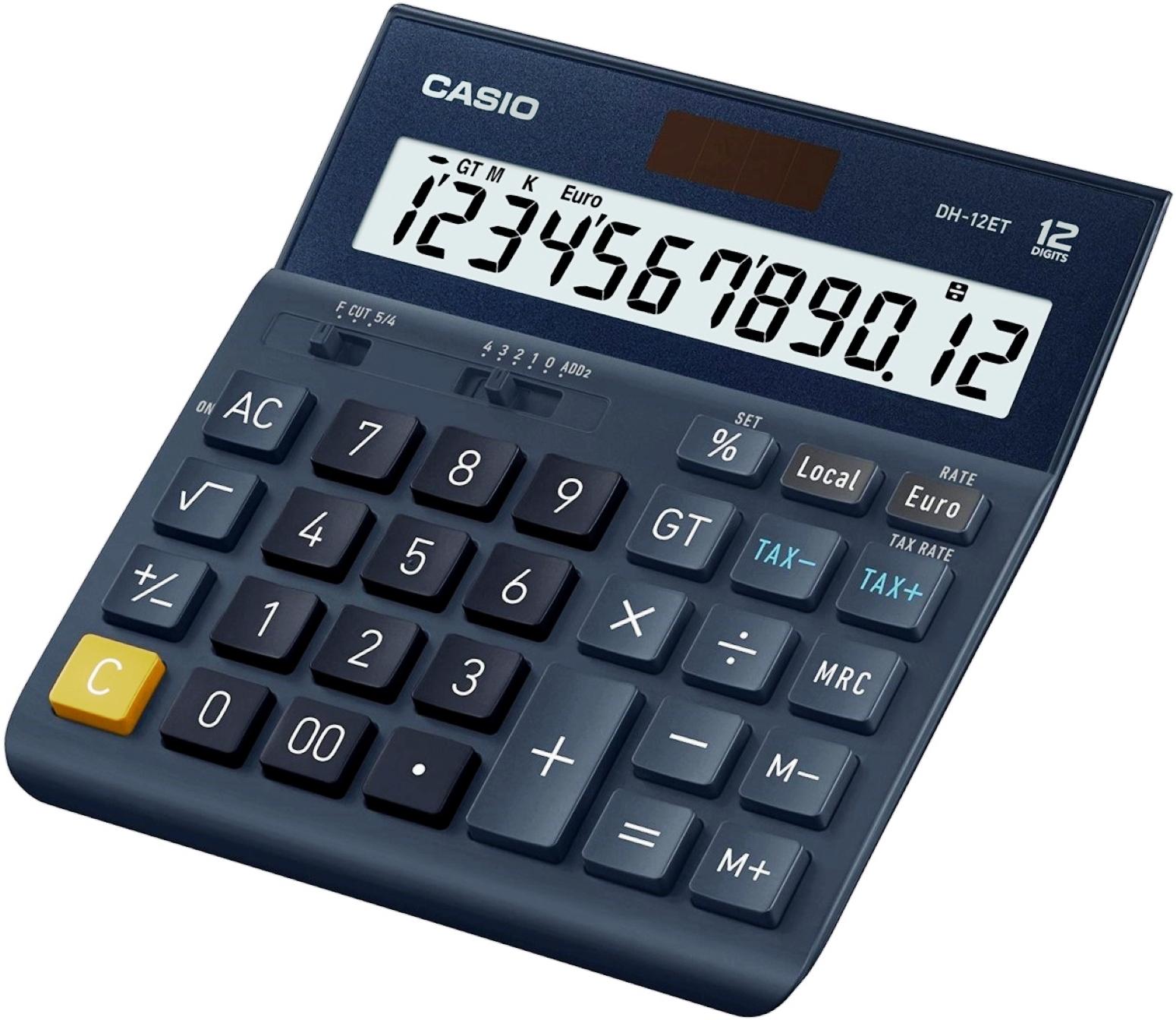 CASIO CALCULADORA DH-12ET 12 DÍGITOS