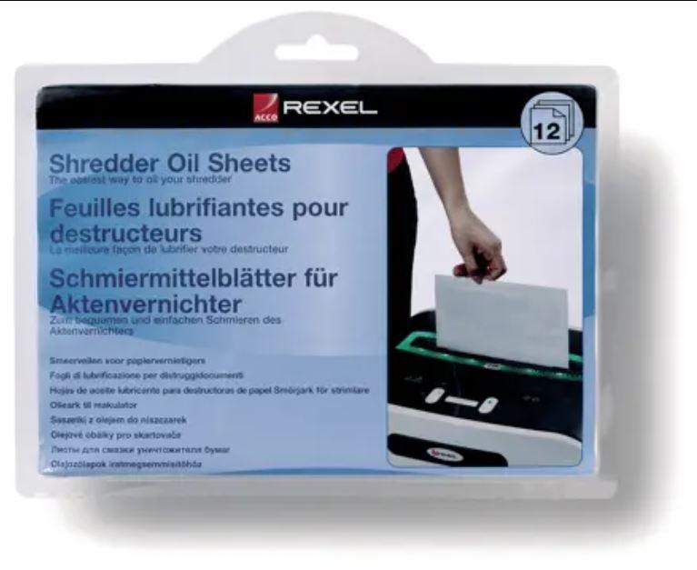 REXEL HOJAS LUBRICANTES PACK DE 12 HOJAS