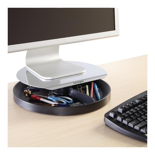 KENSINGTON SOPORTE GIRATIORIO MONITOR SPIN STATION 2 CON ORGANIZADOR ESCRITORIO
