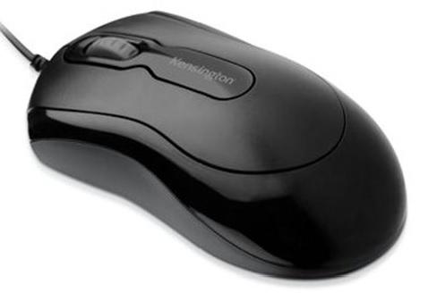 KENSINGTON RATON CON CABLE MOUSE-IN-A-BOX EQ NEGRO