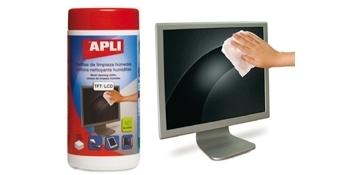 APLI TOALLITAS LIMPIA PANTALLAS TFT/LCD B/20 HUMEDO/SECO