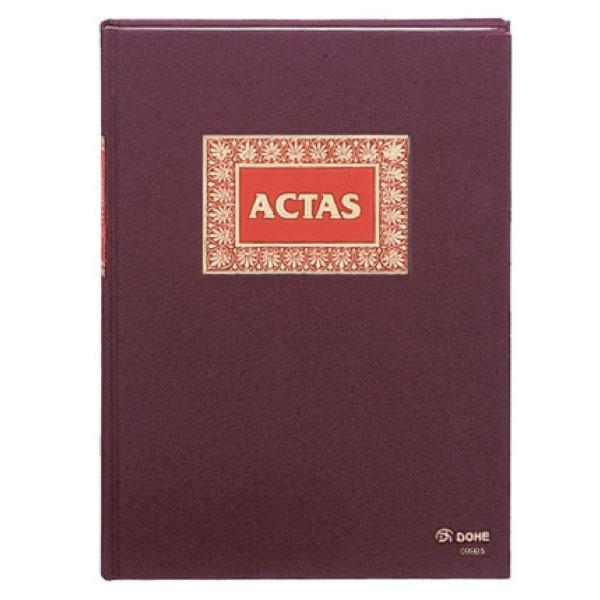 DOHE LIBRO ACTAS FORRADO TELA  NUMERADAS  50 H.