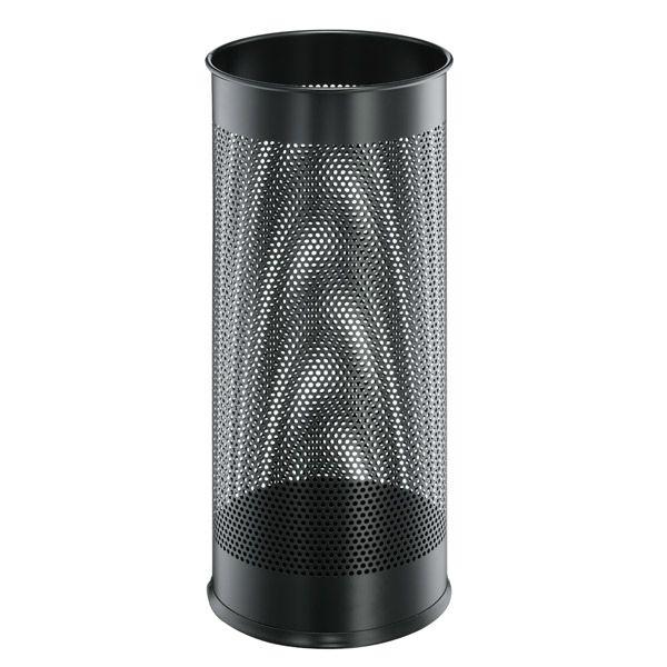 DURABLE PARAGUERO METALICO REDONDO 28,5 L. NEGRO