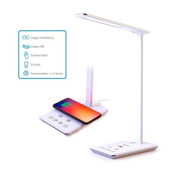 FLUX S LAMPARA ESCRITORIO LED INDUS BLANCO