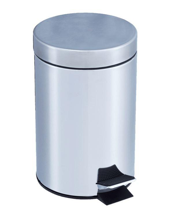 JOFEL PAPELERA PARA BAÑO CON PEDAL Y TAPA  ABATIBLE 20 L