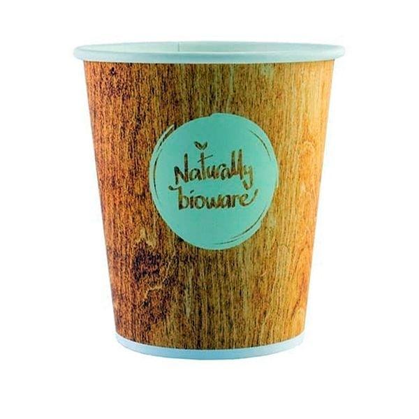VASOS COMPOSTABLES DE CARTON 125ML P/80